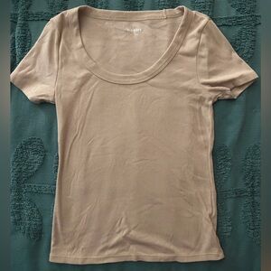 Old Navy Fitted Scoop-Neck Rib-Knit T-Shirt